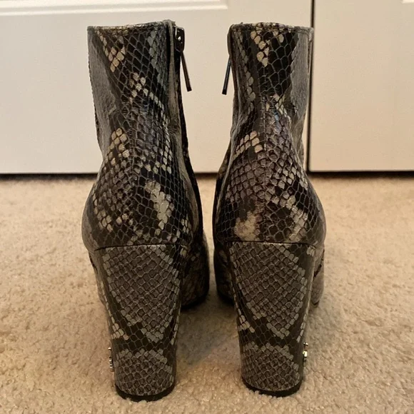 Sam Edelman Raelle Snakeskin Pattern Women’s‎ Booties Ankle Boots Size 6 - Picture 5 of 14